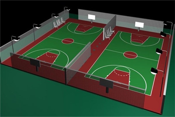 淮陰丙烯酸籃球場(chǎng)材料怎么選